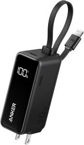 Long-Flight Travel Insider Essential - Anker Powerbank with AC Adapter.